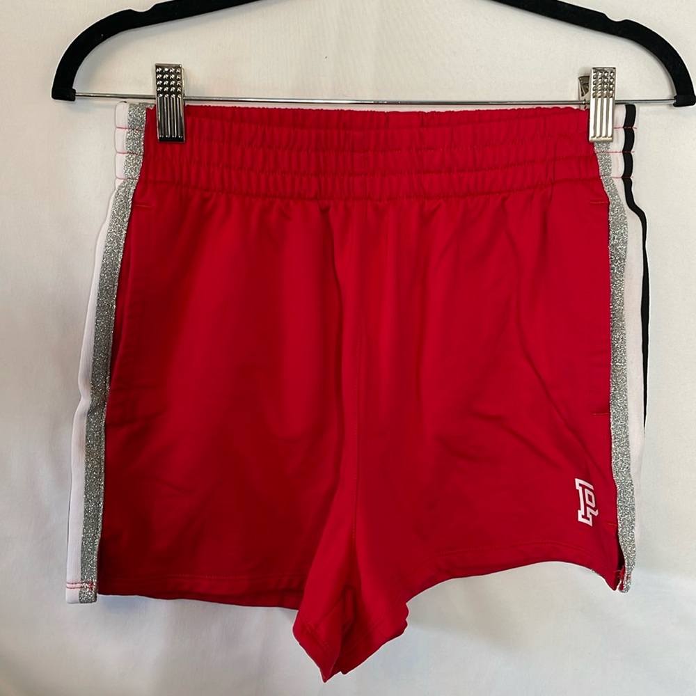 Pink Victoria’s‎ secret red basketball shorts size medium measurements